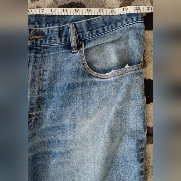 Jos. A Bank Denim Jeans 40x29 Travelers Collection Straight Leg Normcore Relaxed - Picture 9 of 11